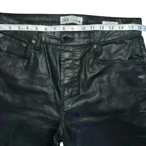 Zara The Dreed Flare size 12 never worn no tags coated black - Picture 9 of 10